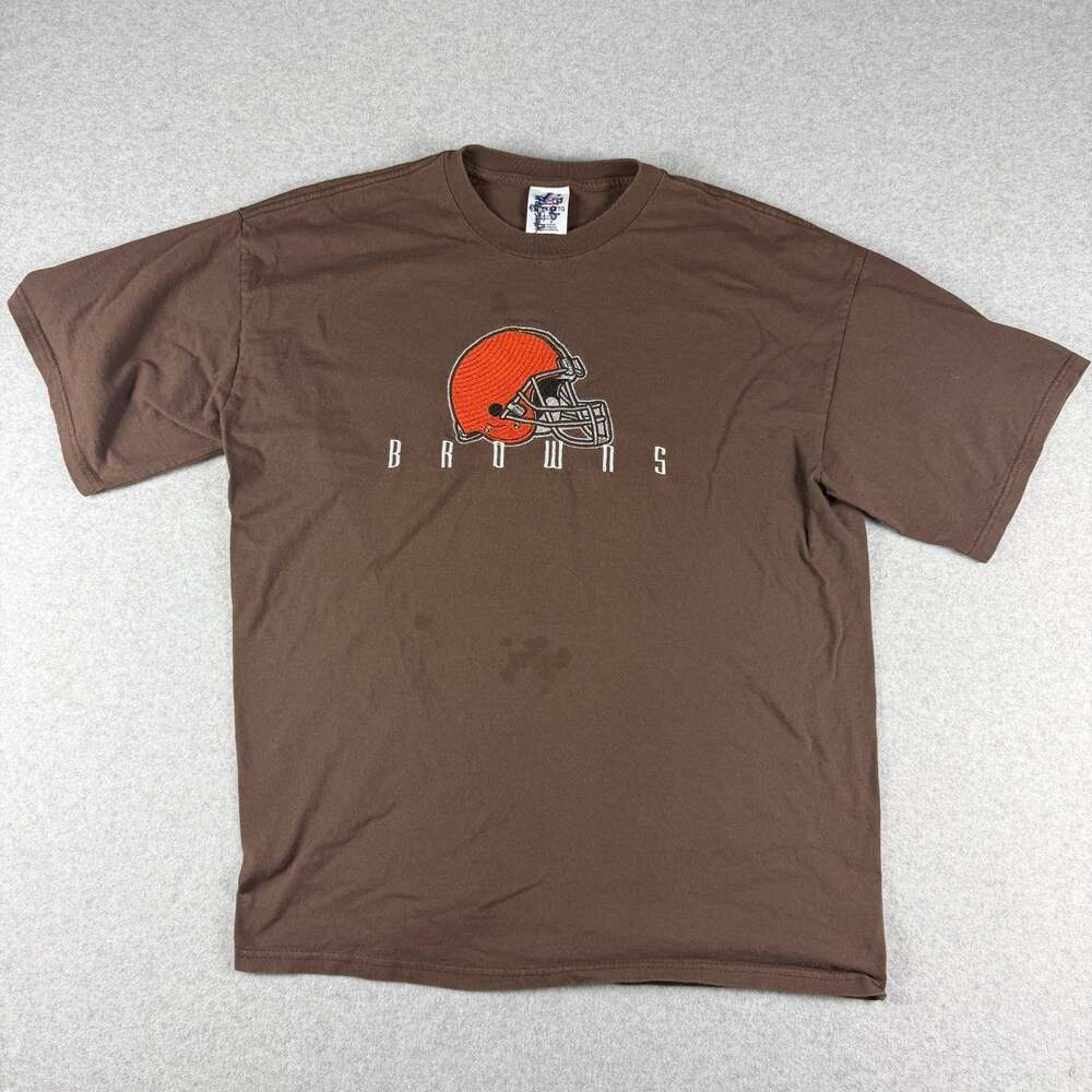 Vintage 90s Cleveland Browns Shirt 2XL Logo Athletic Embroidered Helmet NFL